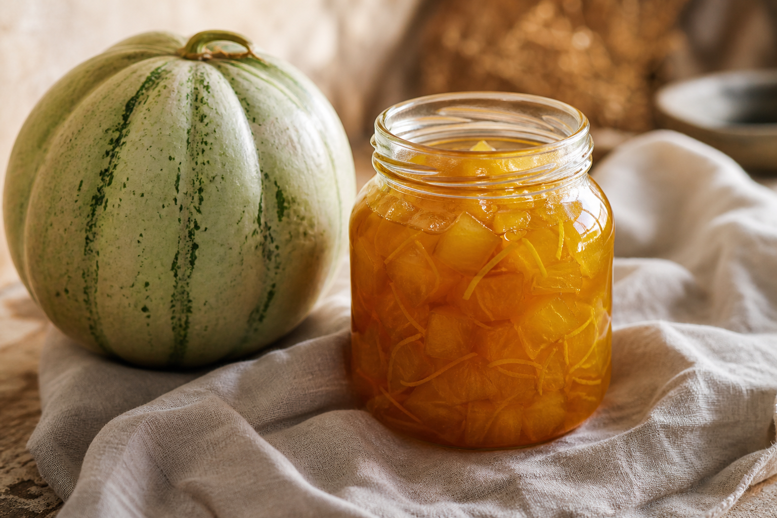 La confiture de gingerine révèle la douceur de la citre