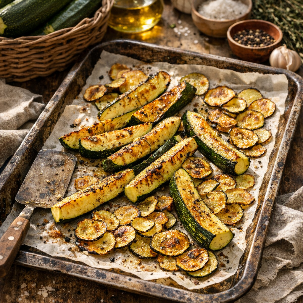 La courgette au four : cuisson, temps et textures réussies