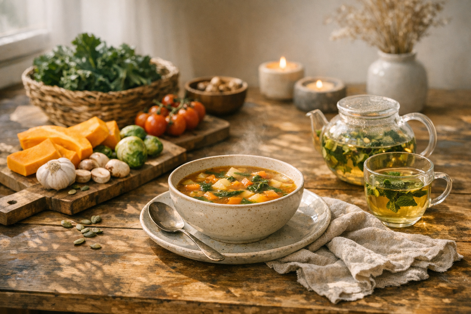 Cuisine de saison et rituels spa pour se ressourcer