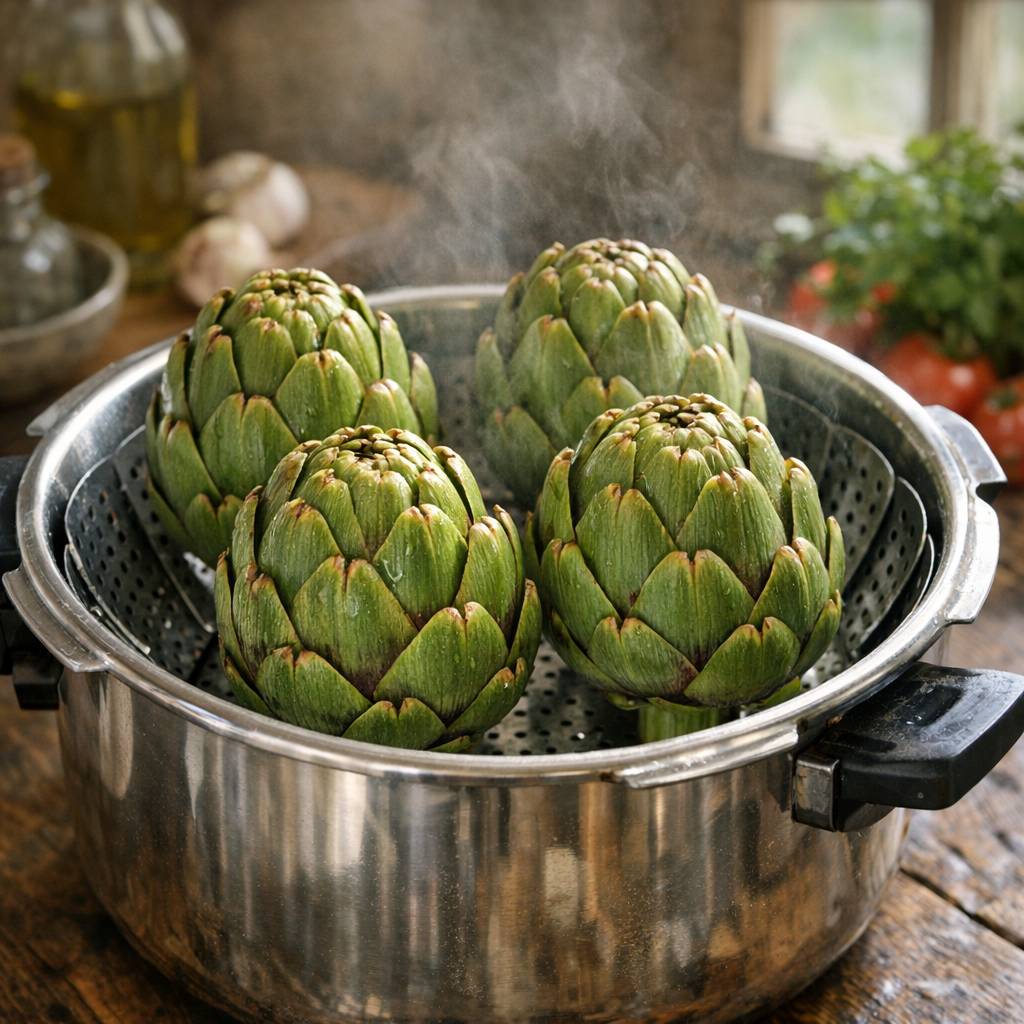 Comment réussir la Cuisson des artichauts en cocotte-minute