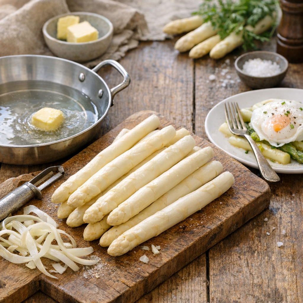 Comment réussir la Cuisson des Asperges blanches sans se tromper