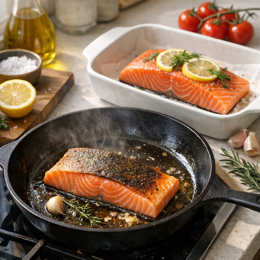 Comment réussir la cuisson d’un pavé de saumon sans le sécher