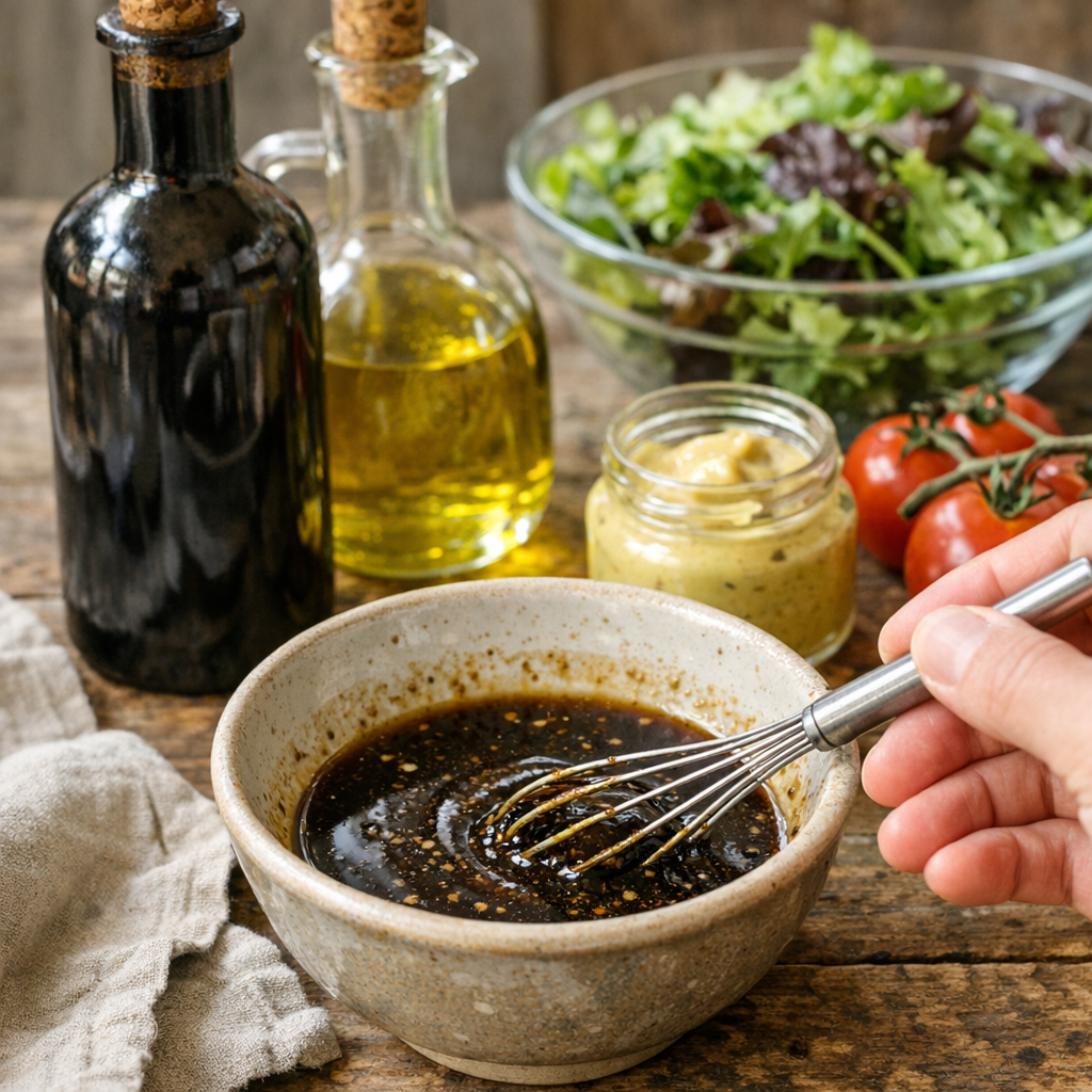 Comment doser le Vinaigre Balsamique dans une Salade