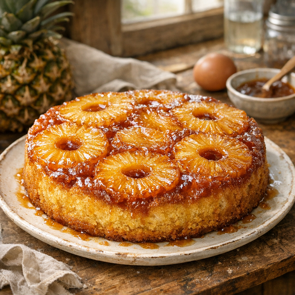 Pourquoi le Gâteau ananas et caramel ne se réduit pas au renversé