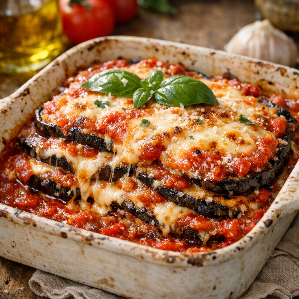 Réussir un Gratin d’Aubergines à l’italienne sans eau