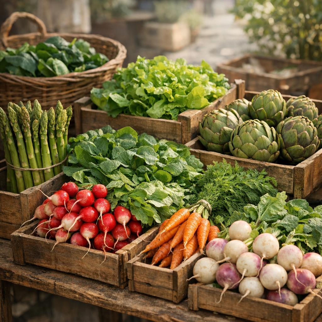 Légumes avril : la liste simple des vrais légumes de saison