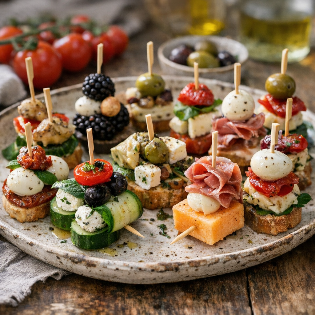 Réussir des Mini Brochettes apéritives sans cuisson sans faux pas