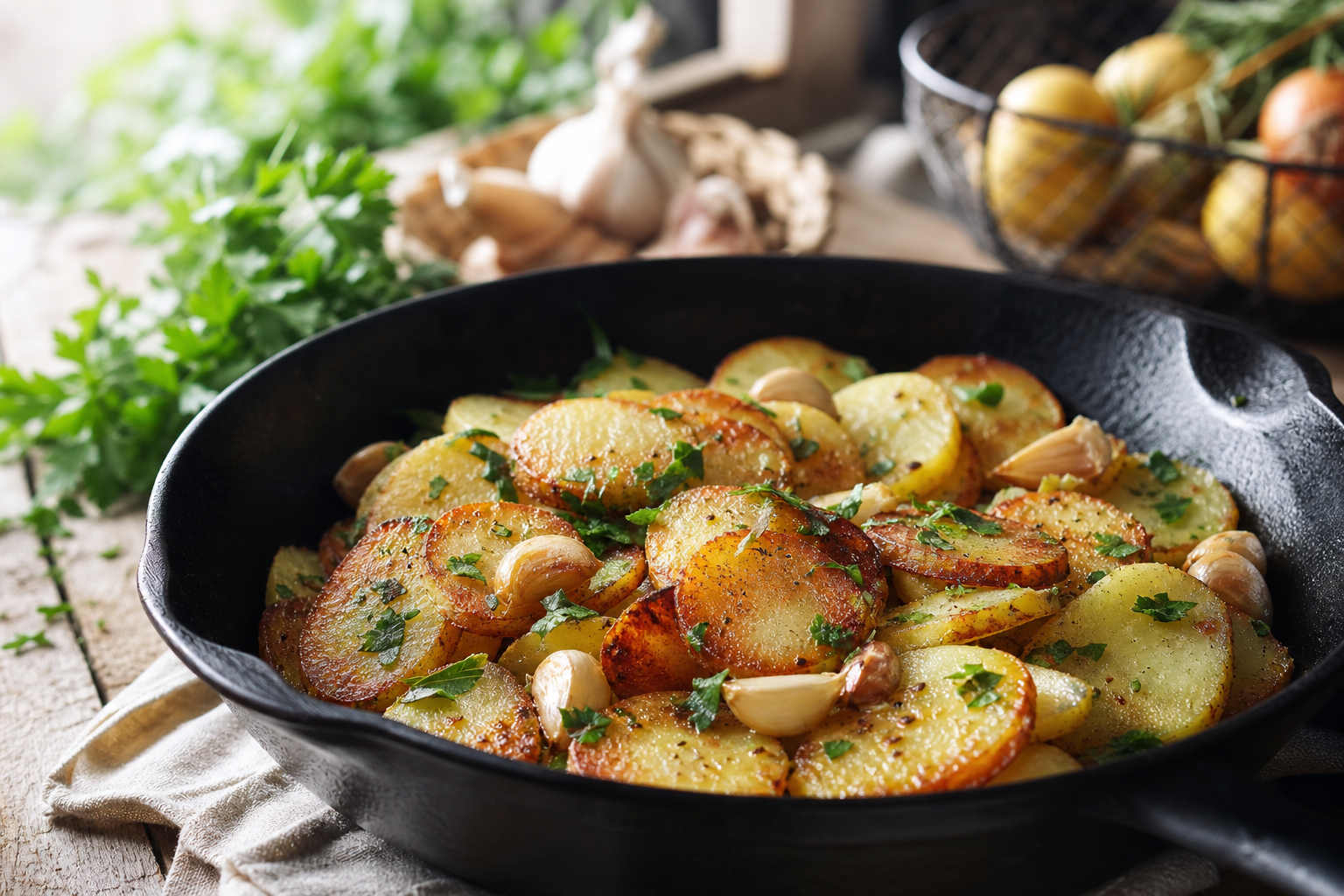 Les pommes de terre rissolées à la poêle : la recette croustillante