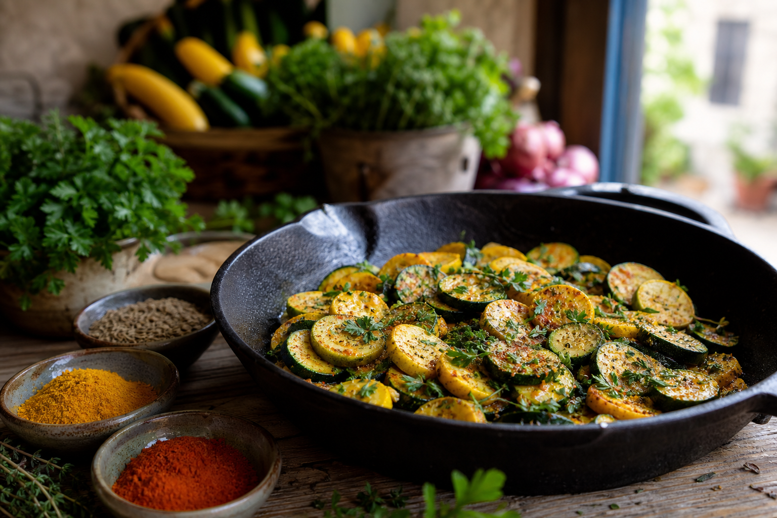 Quelles épices choisir avec les courgettes selon vos recettes ?