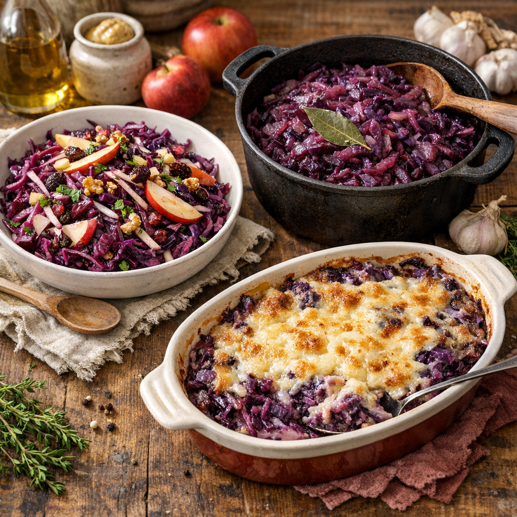 La recette de Chou rouge s’adapte à votre assiette