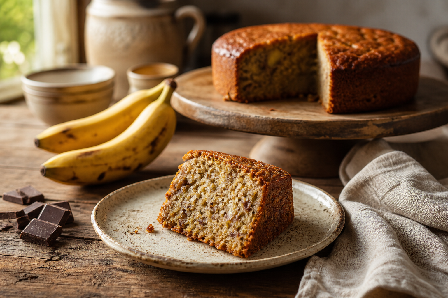 Ce gâteau aux bananes trop mûres devient moelleux et parfumé