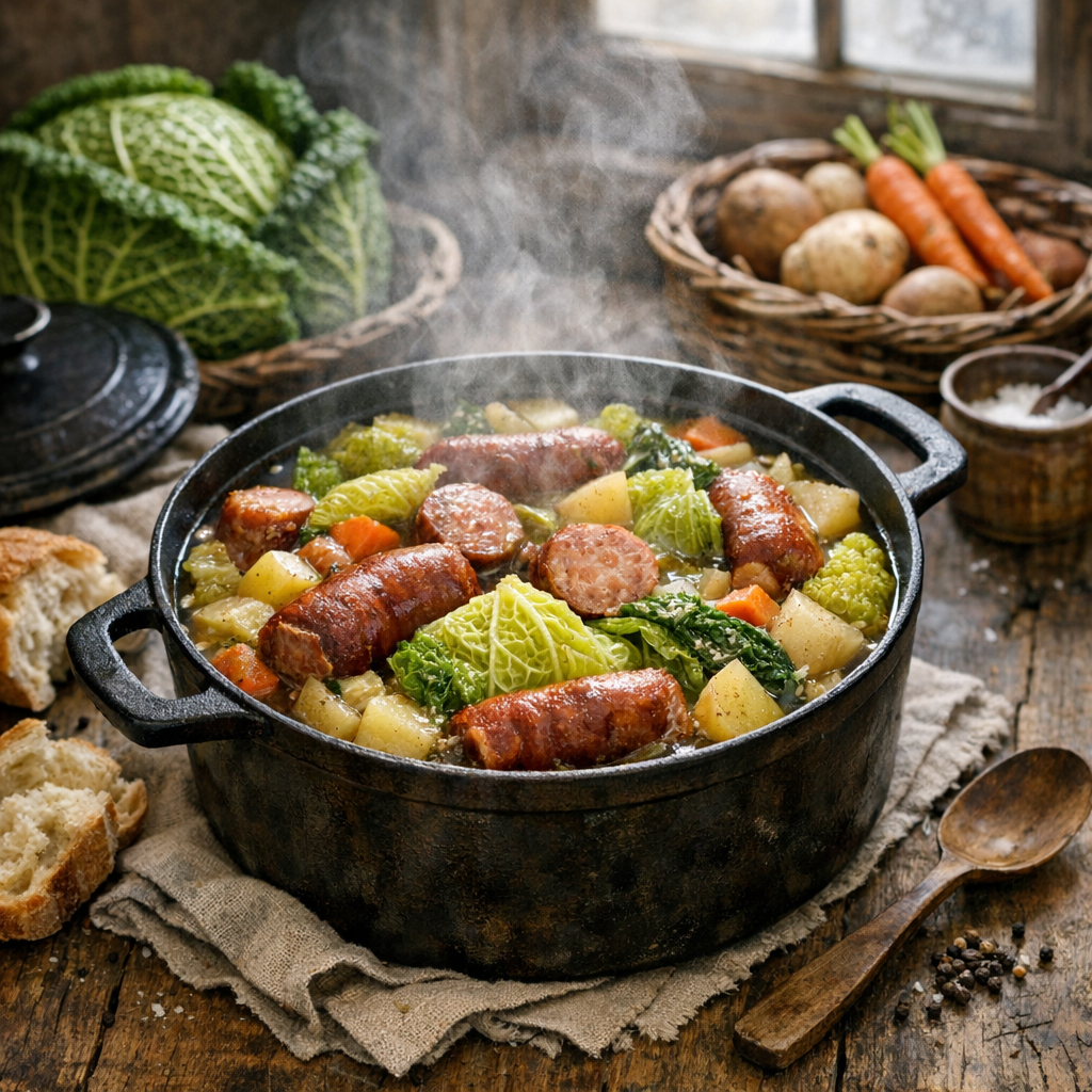 Comment réussir une Potée au Chou vraiment rustique