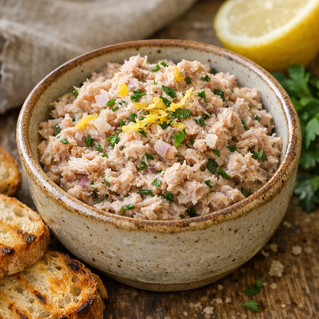 La Recette des Rillettes de thon maison, rapide et facile