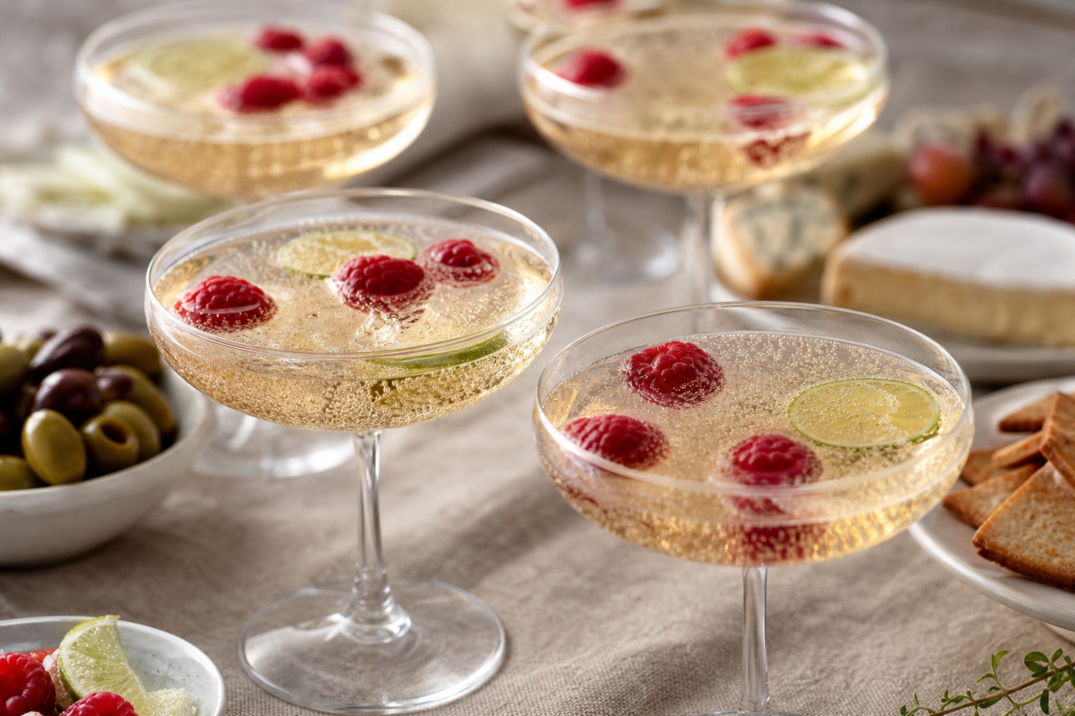 La recette de Soupe de champagne qui garde ses bulles