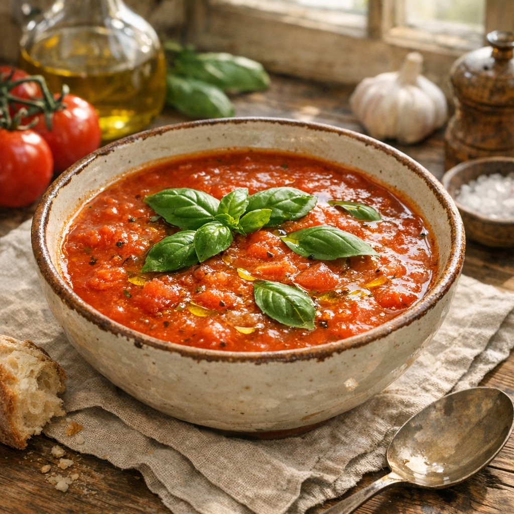 La Soupe à la tomate maison gagne en goût avec 1 bon geste