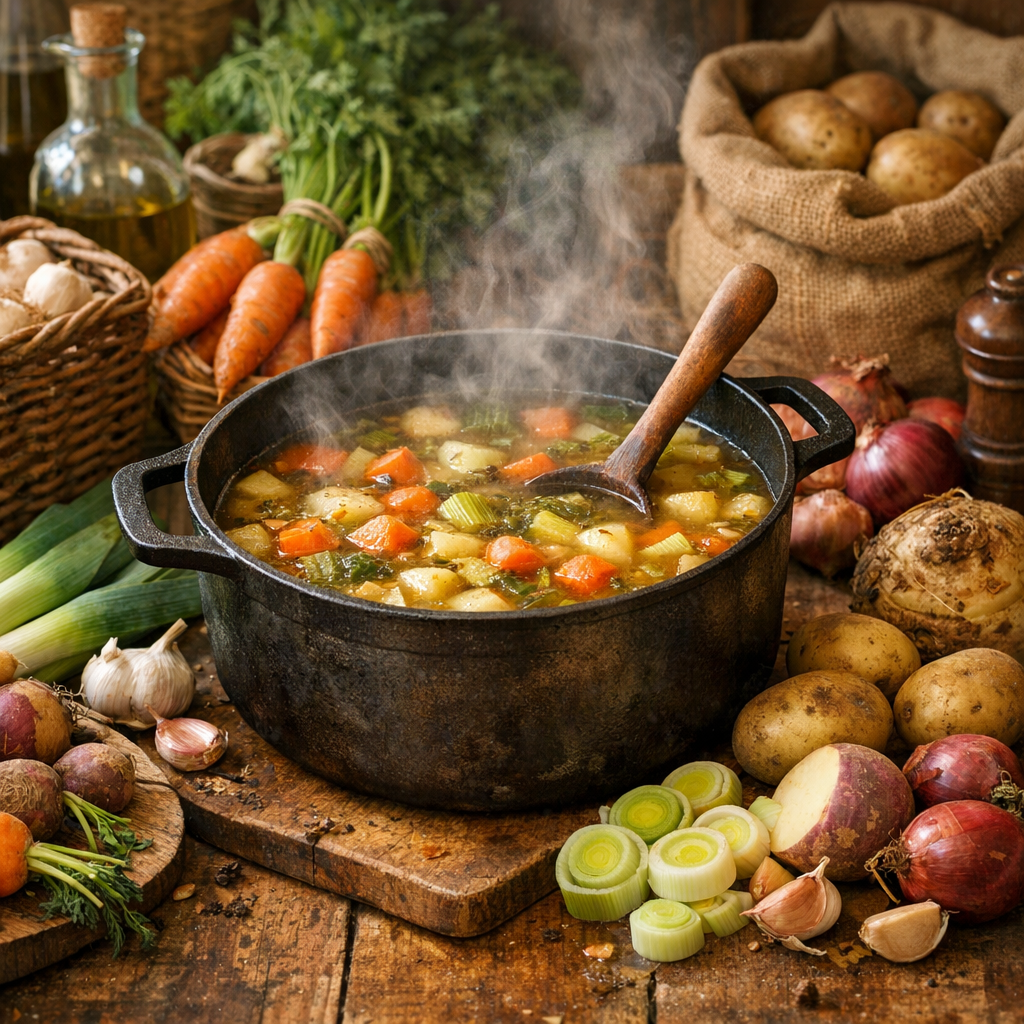Soupe légume : recette maison simple et savoureuse