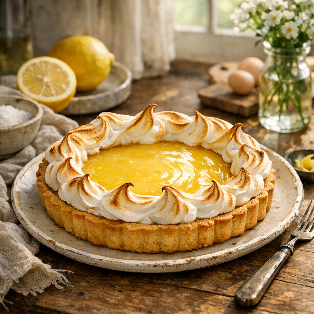 La Tarte au Citron Meringuée facile et rapide se réussit mieux
