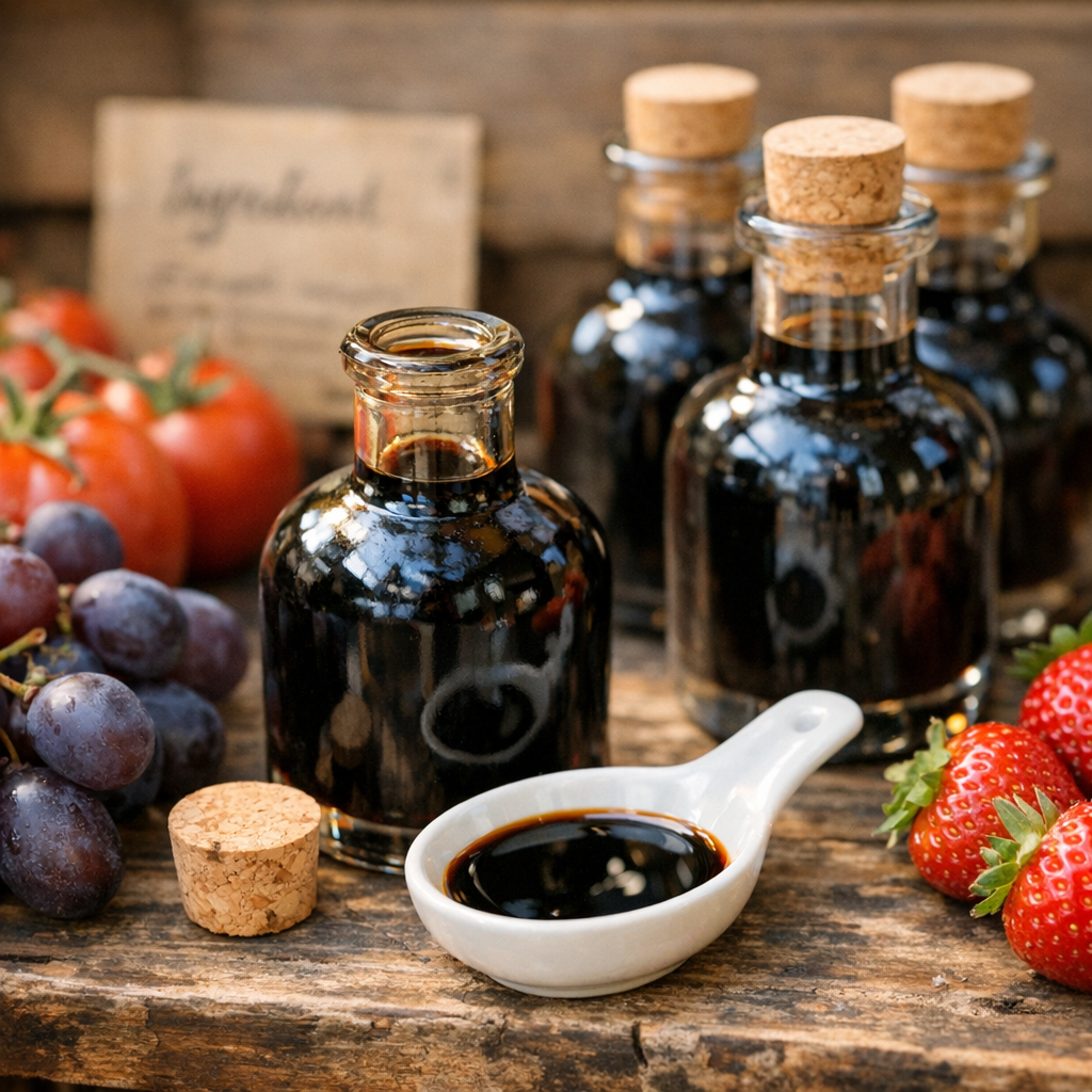Vinaigre balsamique composition : lire l’étiquette sans se tromper